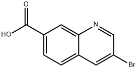 3-Bromoquinoline-7-carboxylic acid Struktur