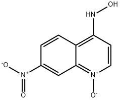 7-Nitro-4-hydroxylaminoquinoline 1-oxide Struktur