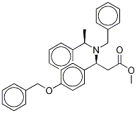 [R-(R*,S*)]-β-[(1-Phenylethyl)(phenylMethyl)aMino]-4-(phenylMethoxy)-benzenepropanoic Acid Methyl Ester Struktur