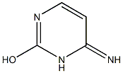 2-Pyrimidinol, 1,6-dihydro-6-imino-, (E)- (9CI) Struktur