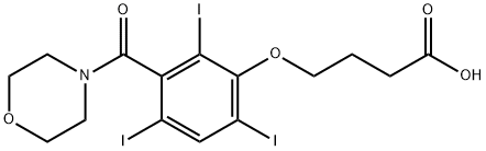 Iobutoic acid Struktur