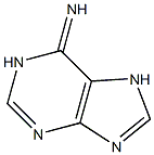 6H-Purin-6-imine, 1,7-dihydro-, (Z)- (9CI) Struktur