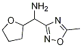 (5-METHYL-1,2,4-OXADIAZOL-3-YL)-TETRAHYDROFURAN-2-YL-METHANAMINE Struktur