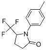 1-P-TOLYL-5-TRIFLUOROMETHYL-PYRROLIDIN-2-ONE Struktur