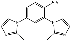 2,4-BIS-(2-METHYL-IMIDAZOL-1-YL)-PHENYLAMINE Struktur