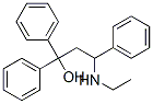 3-(Ethylamino)-1,1,3-triphenyl-1-propanol Struktur