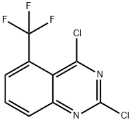 2,4-Dichloro-5-(trifluoromethyl)quinazoline Struktur