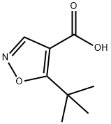 5-TERT-BUTYL-ISOXAZOLE-4-CARBOXYLIC ACID Struktur