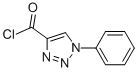 1H-1,2,3-Triazole-4-carbonyl chloride, 1-phenyl- (9CI) Struktur