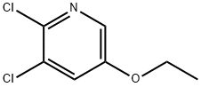 2,3-Dichloro-5-ethoxypyridine Struktur