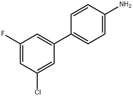 4-(3-Chloro-5-fluorophenyl)aniline Struktur