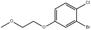 2-BroMo-1-chloro-4-(2-Methoxyethoxy)benzene Struktur