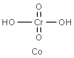 COBALT(II) CHROMATE Struktur