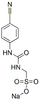 N-(4-cyanophenyl)-N'-((sodiosulfo)methyl)urea Struktur