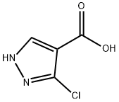 3-氯- 4 -羧酸-1H-吡唑 結(jié)構(gòu)式