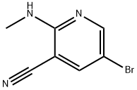 5-bromo-2-(methylamino)nicotinonitrile Struktur