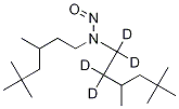 N-Nitroso-N,N-di(3,5,5-triMethylhexyl)aMine-d4 Struktur