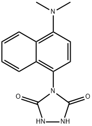 4-[4-(DiMethylaMino)naphthyl]-1,2,4-triazolidine-3,5-dione Struktur