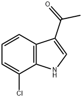 Ethanone, 1-(7-chloro-1H-indol-3-yl)- Struktur