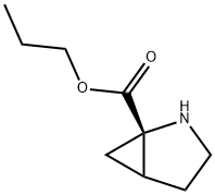 2-Azabicyclo[3.1.0]hexane-1-carboxylicacid,propylester,(1S)-(9CI) Struktur