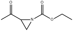 1-Aziridinecarboxylic acid, 2-acetyl-, ethyl ester (9CI) Struktur