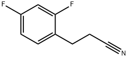 2,4-DIFLUOROBENZENEPROPANENITRILE Struktur