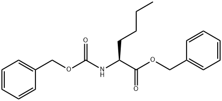 L-Norleucine, N-[(phenylmethoxy)carbonyl]-, phenylmethyl ester Struktur