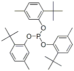 tris(6-tert-butyl-m-tolyl) phosphite Struktur