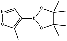 5-Methyl-4-(4,4,5,5-tetraMethyl-1,3,2-dioxaborolan-2-yl)isoxazole Struktur