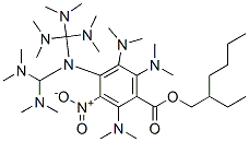 4NNDIMETHYLAMINO3NITROBENZOICACID2ETHYLHEXYLESTER Struktur