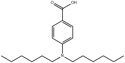 4-(DIHEXYLAMINO)BENZOIC ACID Struktur