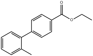 2'-Methylbiphenyl-4-carboxylic acid ethyl ester Struktur