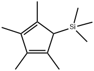 TRIMETHYL(2,3,4,5-TETRAMETHYL-2,4-CYCLOPENTADIEN-1-YL)SILANE Struktur