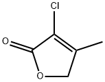 3-chloro-4-methyl-5H-furan-2-one Struktur