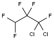 1,1-dichloro-1,2,2,3,3-pentafluoro-propane Struktur