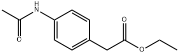 4-ACETAMIDOPHENYLACETIC ACID ETHYL ESTER Structure