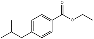 ethyl 4-isobutylbenzoate Struktur