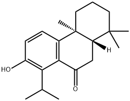 9(1H)-Phenanthrenone, 2,3,4,4a,10,10a-hexahydro-7-hydroxy-1,1,4a-trimethyl-8-(1-methylethyl)-, (4aS,10aS)- Struktur