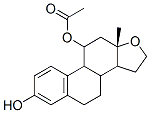 3-hydroxy-17-oxoestra-1,3,5(10)-trien-11-yl acetate Struktur