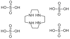 TETRAAZA-12-CROWN-4 TETRAHYDROGENSULFATE Struktur