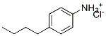 4-butylanilinium chloride Struktur