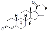 21-fluoro-16-methyl-19-norprogesterone Struktur