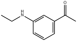 Ethanone, 1-[3-(ethylamino)phenyl]- (9CI) Struktur