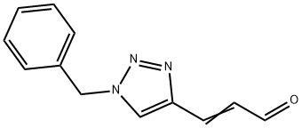 (2E)-3-(1-BENZYL-1H-1,2,3-TRIAZOL-4-YL)ACRYLALDEHYDE Struktur