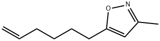 Isoxazole, 5-(5-hexenyl)-3-methyl- (9CI) Struktur