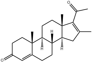 16-Methylpregna-4,16-diene-3,20-dione Struktur