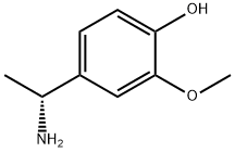 (R)-4-(1-氨基乙基)-2-甲氧基苯酚, 134855-95-1, 結構式