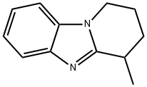 Pyrido[1,2-a]benzimidazole, 1,2,3,4-tetrahydro-4-methyl- (9CI) Struktur