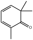 2,6,6-trimethylcyclohexa-2,4-dienone Struktur