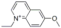 6-methoxy-N-ethylquinolinium Struktur